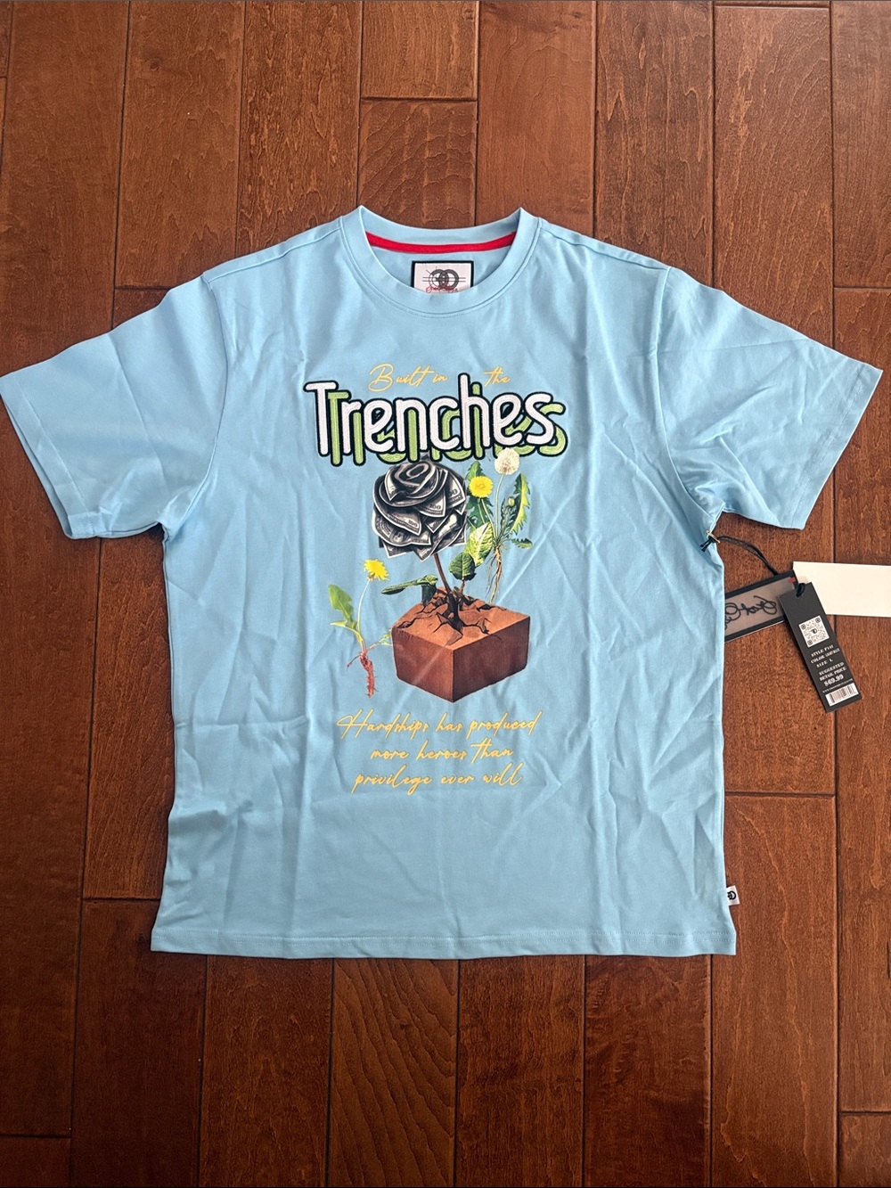 Frost Graphic Tee - Light Blue